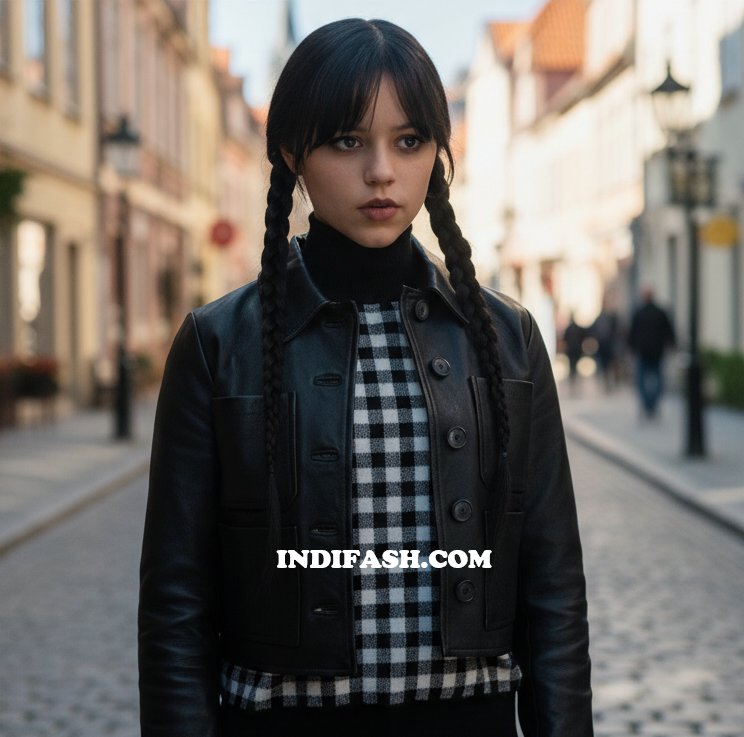 Wednesday Addams NetFlix Leather Jacket